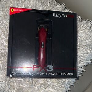 BaByliss PRO FX3 High-Torque Trimmer - Red and Black